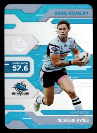 2025 NRL Rivalry Game Card - G021 Nicholas Hynes Cronulla Sharks