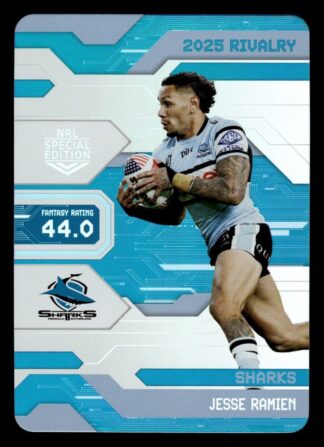 2025 NRL Rivalry Game Card - G024 Jesse Ramien Cronulla Sharks