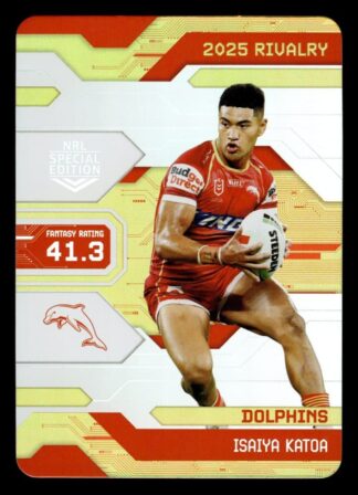 2025 NRL Rivalry Game Card - G027 Isaiya Katoa Dolphins