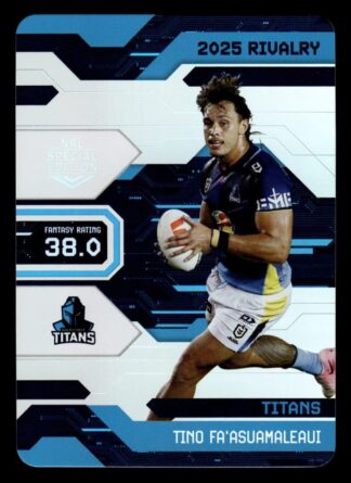 2025 NRL Rivalry Game Card - G033 Tino Fa’asuamaleaui Gold Coast Titans