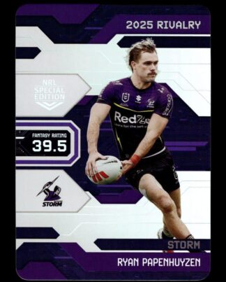 2025 NRL Rivalry Game Card - G048 Ryan Papenhuyzen Melbourne Storm