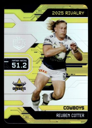 2025 NRL Rivalry Game Card - G055 Reuben Cotter North QLD Cowboys