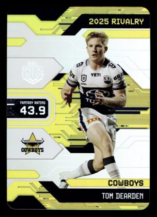 2025 NRL Rivalry Game Card - G056 Tom Dearden North QLD Cowboys