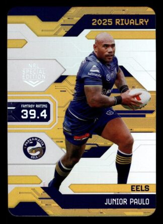 2025 NRL Rivalry Game Card - G066 Junior Paulo Parramatta Eels