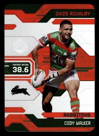 2025 NRL Rivalry Game Card - G077 Cody Walker South Sydney Rabbitohs