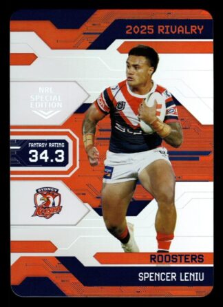 2025 NRL Rivalry Game Card - G086 Spencer Leniu Sydney Roosters