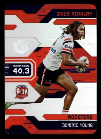 2025 NRL Rivalry Game Card - G090 Dominic Young Sydney Roosters