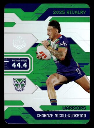 2025 NRL Rivalry Game Card - G094 Charnze Nicoll-Klokstad Warriors
