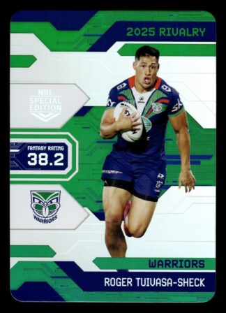 2025 NRL Rivalry Game Card - G096 Roger Tuivasa-Sheck Warriors