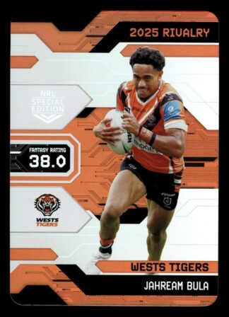 2025 NRL Rivalry Game Card - G097 Jahream Bula Wests Tigers