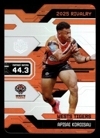 2025 NRL Rivalry Game Card - G099 Apisai Koroisau Wests Tigers