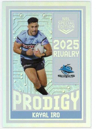 2025 NRL Rivalry Prodigy - P07 Kayal Iro Cronulla Sharks