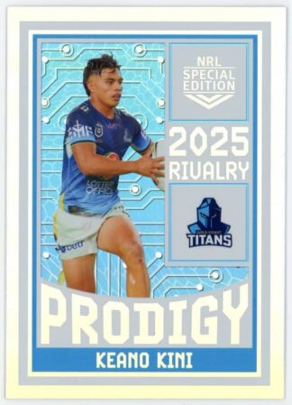 2025 NRL Rivalry Prodigy - P12 Keano Kini Gold Coast Titans