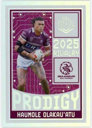 2025 NRL Rivalry Prodigy - P14 Haumole Olakau'atu Manly Sea Eagles