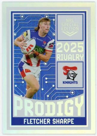 2025 NRL Rivalry Prodigy - P18 Fletcher Sharpe Newcastle Knights