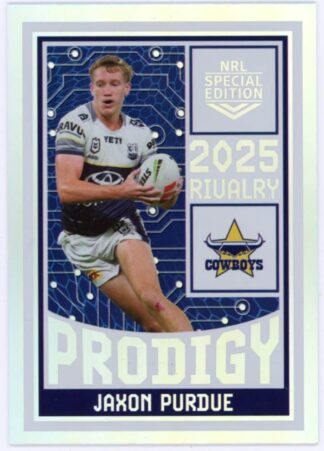 2025 NRL Rivalry Prodigy - P20 Jaxon Purdue North Queensland Cowboys