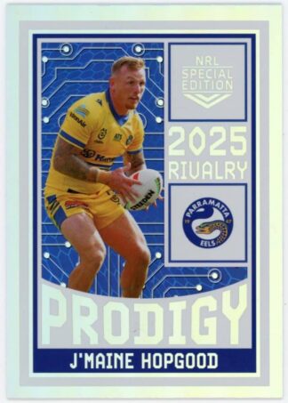 2025 NRL Rivalry Prodigy - P21 J'maine Hopgood Parramatta Eels