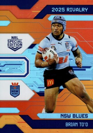 2025 NRL Rivalry Orange Special - SOR07 Brian To'o NSW Blues