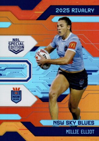 2025 NRL Rivalry Orange Special - SOR13 Millie Elliot NSW Blues