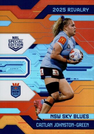 2025 NRL Rivalry Orange Special - SOR14 Caitlan Johnston-Green NSW Blues