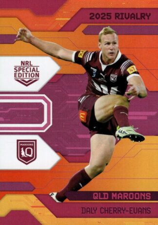 2025 NRL Rivalry Orange Special - SOR20 Daly Cherry-Evans QLD Maroons