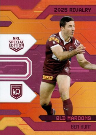 2025 NRL Rivalry Orange Special - SOR25 Ben Hunt QLD Maroons