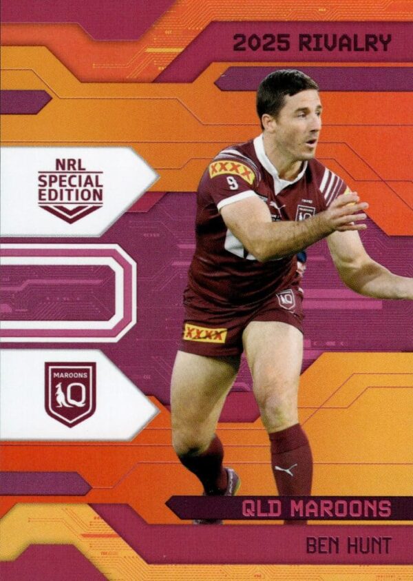 2025 NRL Rivalry Orange Special - SOR25 Ben Hunt QLD Maroons