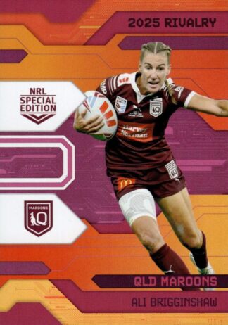 2025 NRL Rivalry Orange Special - SOR29 Ali Brigginshaw QLD Maroons