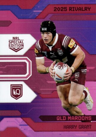2025 NRL Rivalry Pink Special - SPP23 Harry Grant QLD Maroons