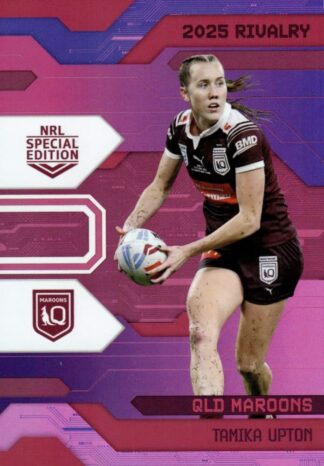 2025 NRL Rivalry Pink Special - SPP36 Tamika Upton QLD Maroons