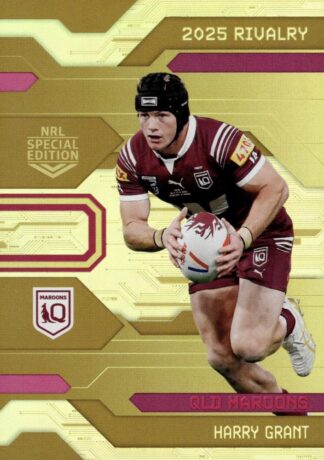 2025 NRL Rivalry Gold Special - G07 Harry Grant QLD Maroons