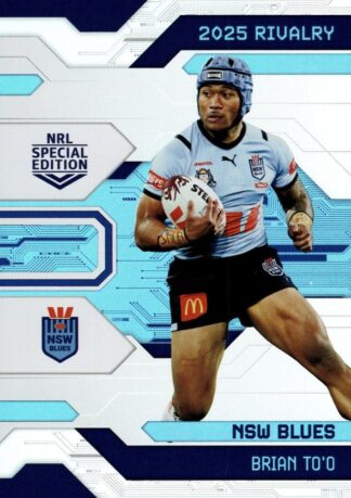 2025 NRL Rivalry Silver Special - S07 Brian To'o NSW Blues