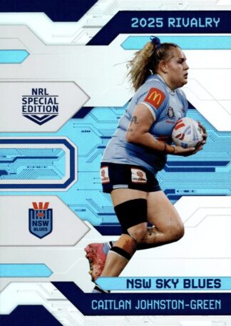 2025 NRL Rivalry Silver Special - S14 Caitlan Johnston-Green NSW Blues