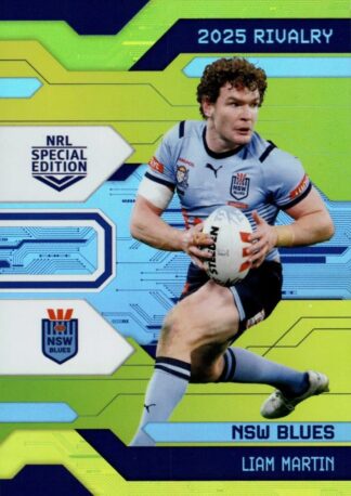 2025 NRL Rivalry Yellow Special - SYG06 Liam Martin NSW Blues