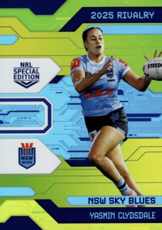 2025 NRL Rivalry Yellow Special - SYG12 Yasmin Clydsdale NSW Blues