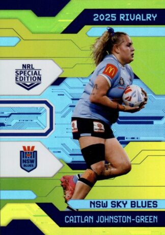 2025 NRL Rivalry Yellow Special - SYG14 Caitlan Johnston-Green NSW Blues