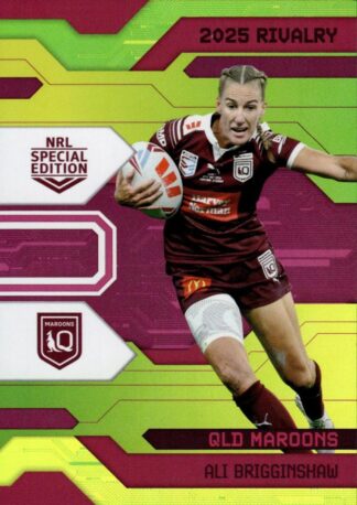 2025 NRL Rivalry Yellow Special - SYG29 Ali Brigginshaw QLD Maroons