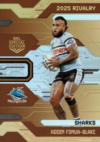 2025 NRL Rivalry Bronze Special - B10 Addin Fonua-Blake Cronulla Sharks