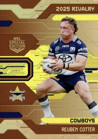 2025 NRL Rivalry Bronze Special - B28 Reuben Cotter North QLD Cowboys