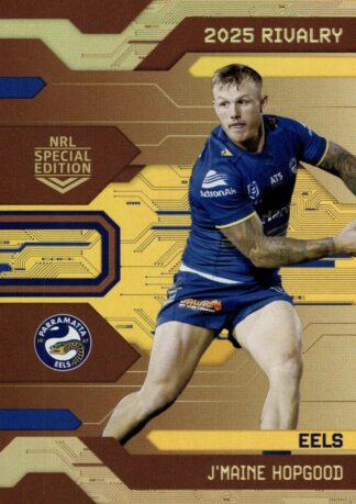 2025 NRL Rivalry Bronze Special - B32 J'maine Hopgood Parramatta Eels