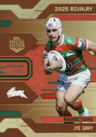 2025 NRL Rivalry Bronze Special - B37 Jye Gray South Sydney Rabbitohs