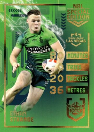 2025 NRL Rivalry Las Vegas Round - LV03 Ethan Strange Canberra Raiders