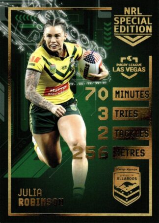 2025 NRL Rivalry Las Vegas Round - LV10 Julia Robinson Australian Jillaroos
