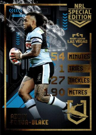 2025 NRL Rivalry Las Vegas Round - LV18 Addin Fonua-Blake Cronulla Sharks