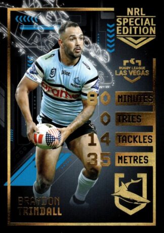 2025 NRL Rivalry Las Vegas Round - LV20 Braydon Trindall Cronulla Sharks