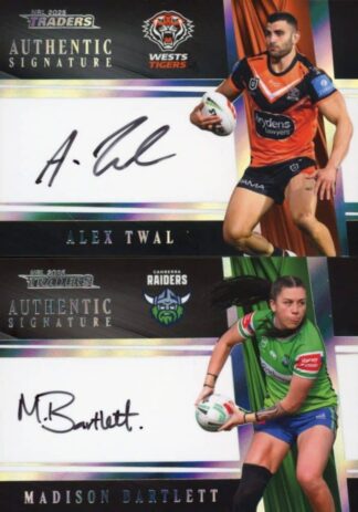 2025 NRL Traders Black Authentics Signatures