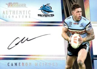2025 NRL Traders NRL Team Authentics Signature - AT04 Cameron McInnes Cronulla Sharks