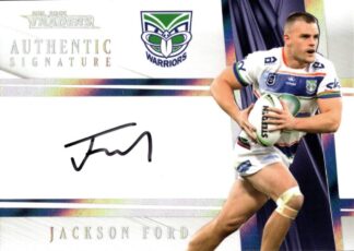 2025 NRL Traders NRL White Authentics Signature - AW16 Jackson Ford Warriors