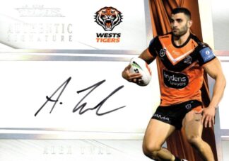 2025 NRL Traders NRL White Authentics Signature - AW17 Alex Twal Wests Tigers
