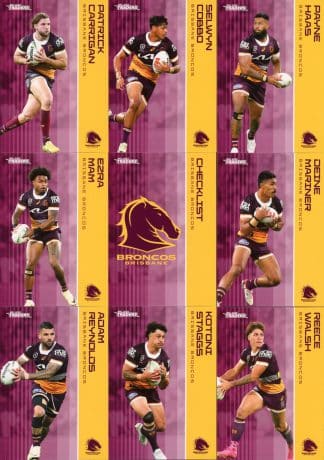 2025 NRL Traders Base Team Set - Brisbane Broncos